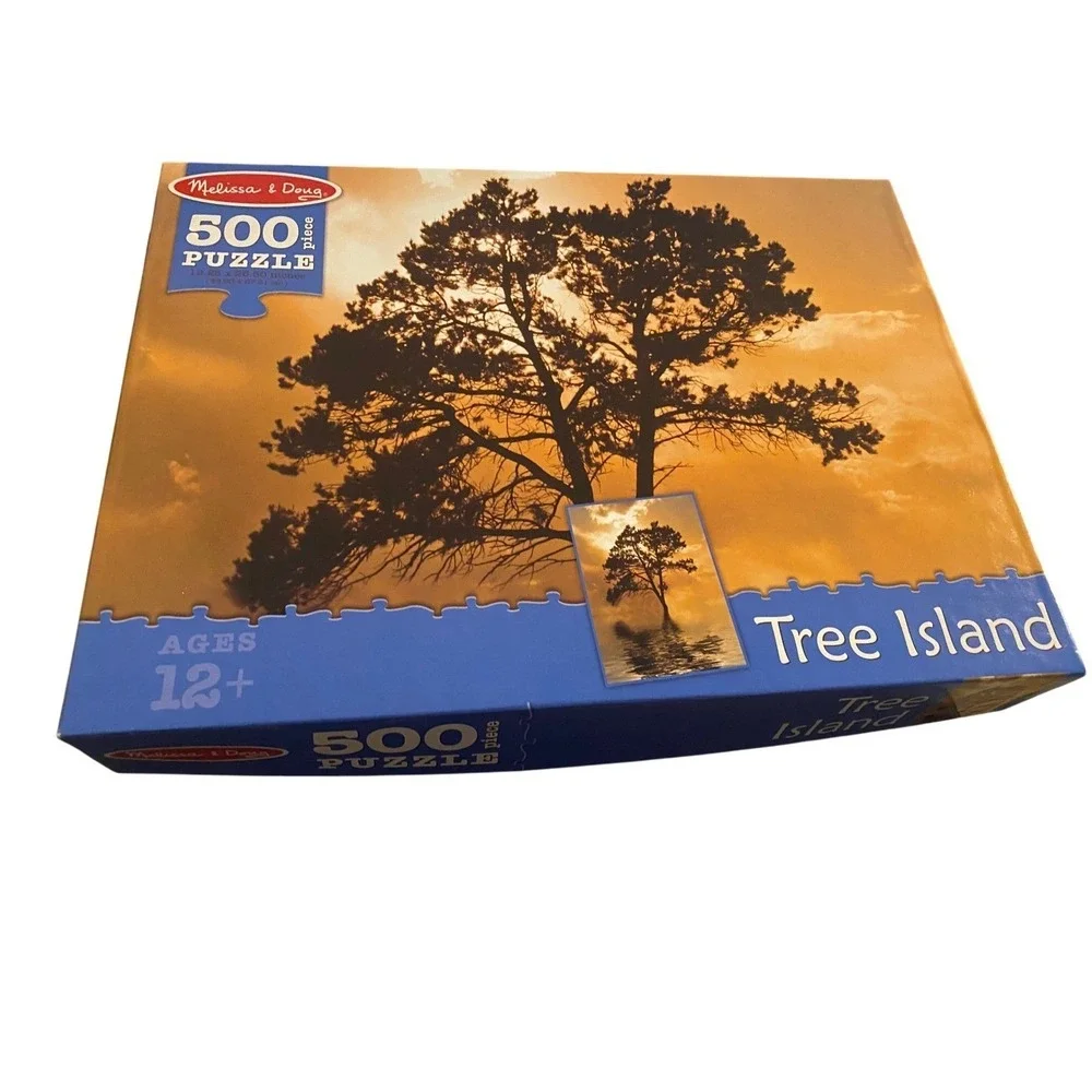 Melissa & Doug Tree Island Puzzle 500 Piece Jigsaw Puzzle Ages 12+ Complete! EUC